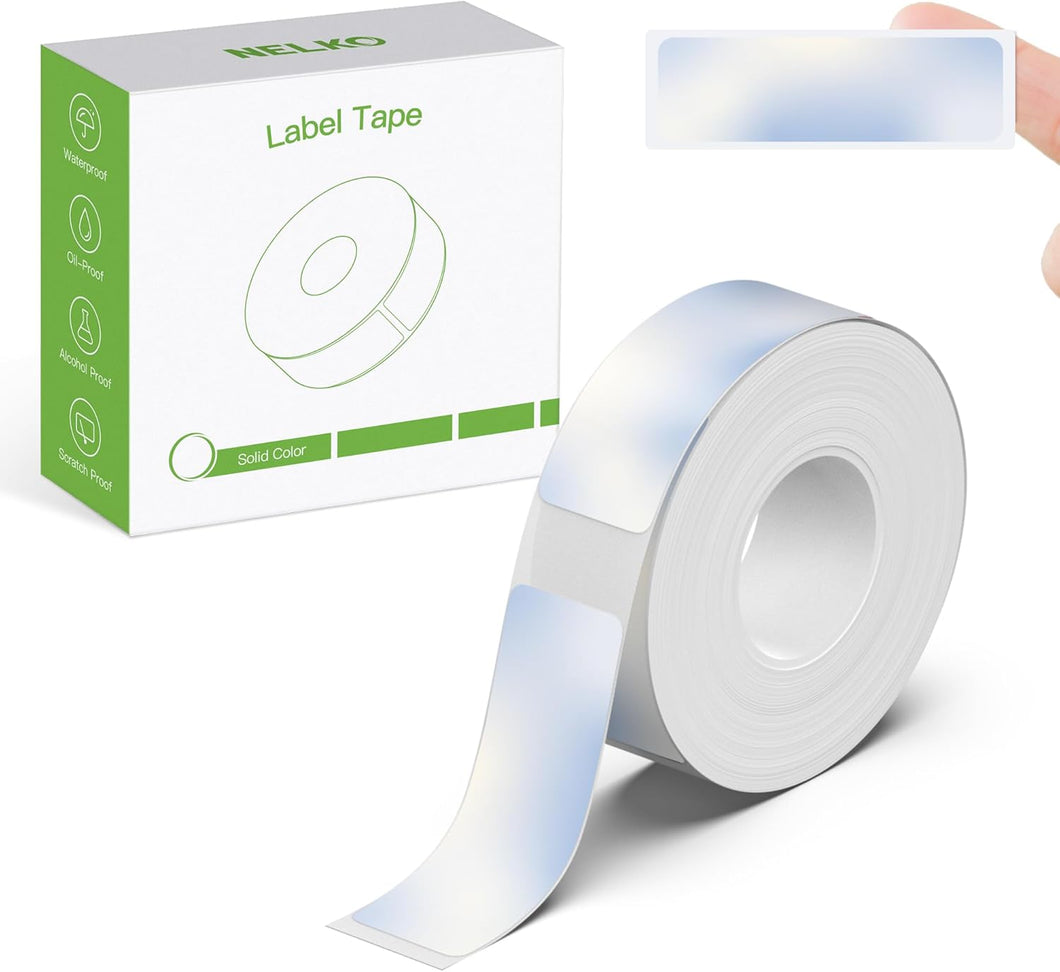 Nelko Genuine P21 Label Maker Tape, Adapted Label Print Paper, 14x40mm (0.55