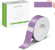 Load image into Gallery viewer, Nelko Genuine P21 Label Maker Tape, Adapted Label Print Paper, 14x40mm (0.55&quot;x1.57&quot;), Multipurpose of P21 Label Maker, 180 Tapes/Roll, 1 Roll, Dark Purple
