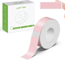 Lade das Bild in den Galerie-Viewer, Nelko Genuine P21 Label Maker Tape, Adapted Label Print Paper, 14x40mm (0.55&quot;x1.57&quot;), Multipurpose of P21 Label Maker, 180 Tapes/Roll, 1 Roll, Pink
