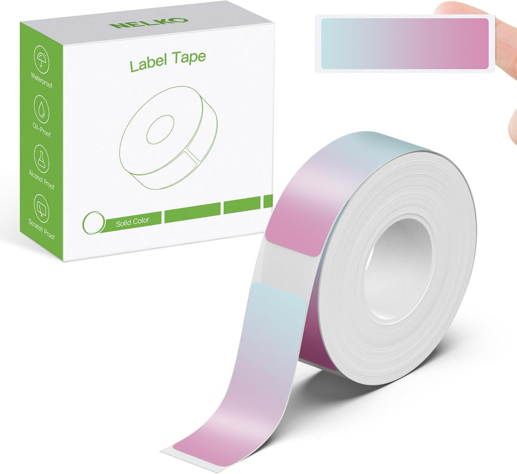 Nelko Genuine P21 Label Maker Tape, Adapted Label Print Paper, 14x40mm (0.55