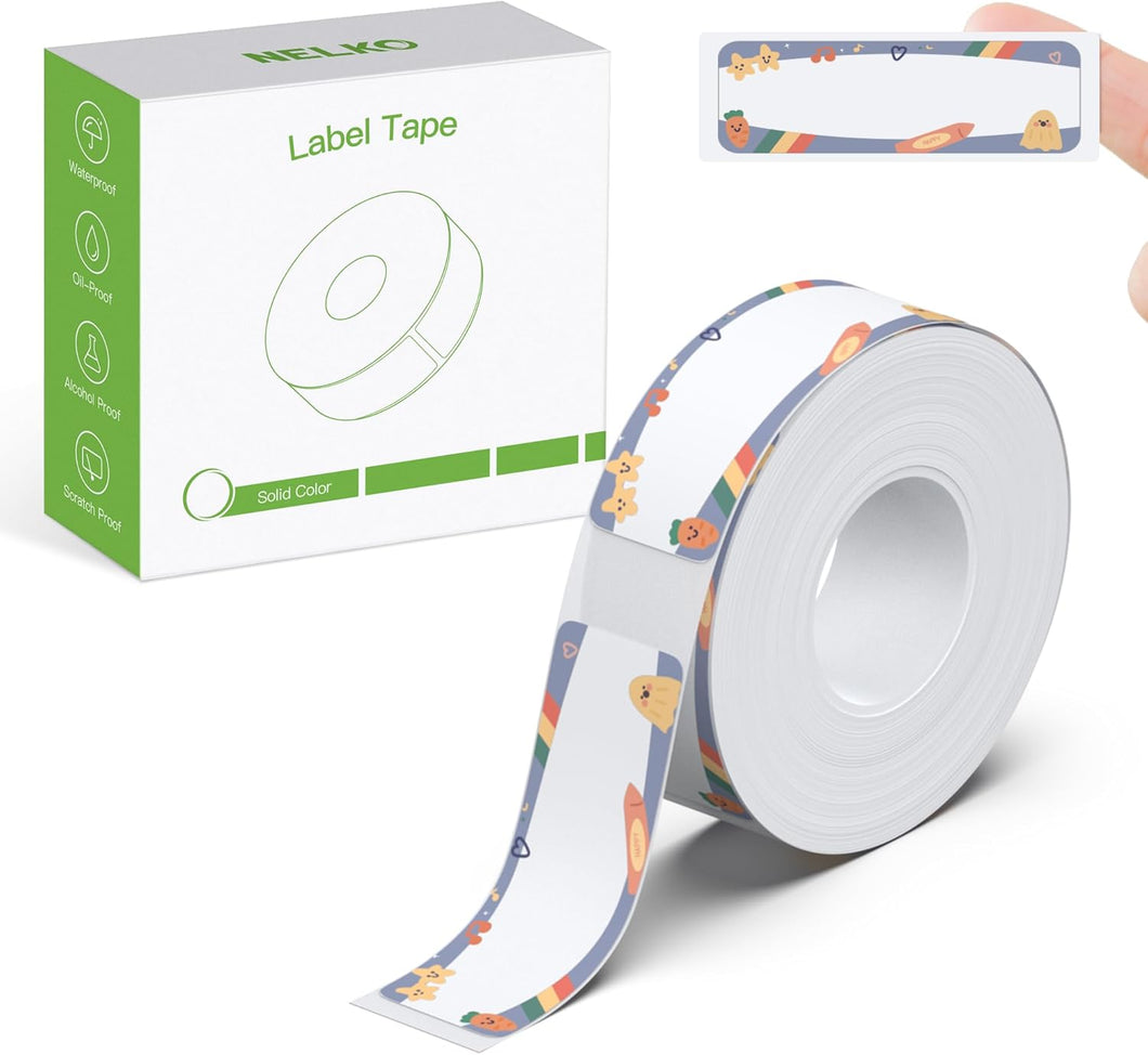 Nelko Genuine P21 Birthday 2.0 Label Maker Tape, Adapted Label Print Paper, 14x40mm (0.55