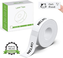 Lade das Bild in den Galerie-Viewer, Nelko P21 Label Maker Tape, 15x40mm (0.59&quot;x1.57&quot;) Self-Adhesive Label Compatible with P21 Label Maker for Home/Office/School, 180 Labels/Roll, White
