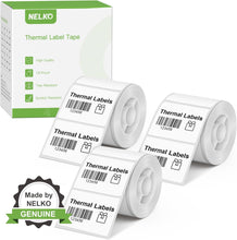 Load image into Gallery viewer, Nelko PM220 Label Maker, 1.18&quot; x 0.79&quot;(30x20mm) Thermal Sticker Label, Waterproof, Multi-Purpose Label Tape, 3 Roll of 320 Self-Adhesive Thermal Paper (White)
