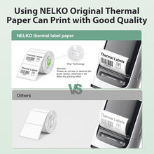 Load image into Gallery viewer, Nelko PM220 Label Maker, 1.18&#39;&#39; x 1.18&#39;&#39; (30x30mm) Thermal Sticker Label, Waterproof, Multi-Purpose Label Tape, 1 Roll of 200 Self-Adhesive Thermal Paper (White)
