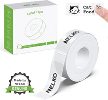 Lade das Bild in den Galerie-Viewer, Nelko Genuine P21 Label Maker Tape, Adapted Label Print Paper, 14x40mm (0.55&quot;x1.57&quot;)Multipurpose of Home, Office, 180 Labels/Roll, Transparent
