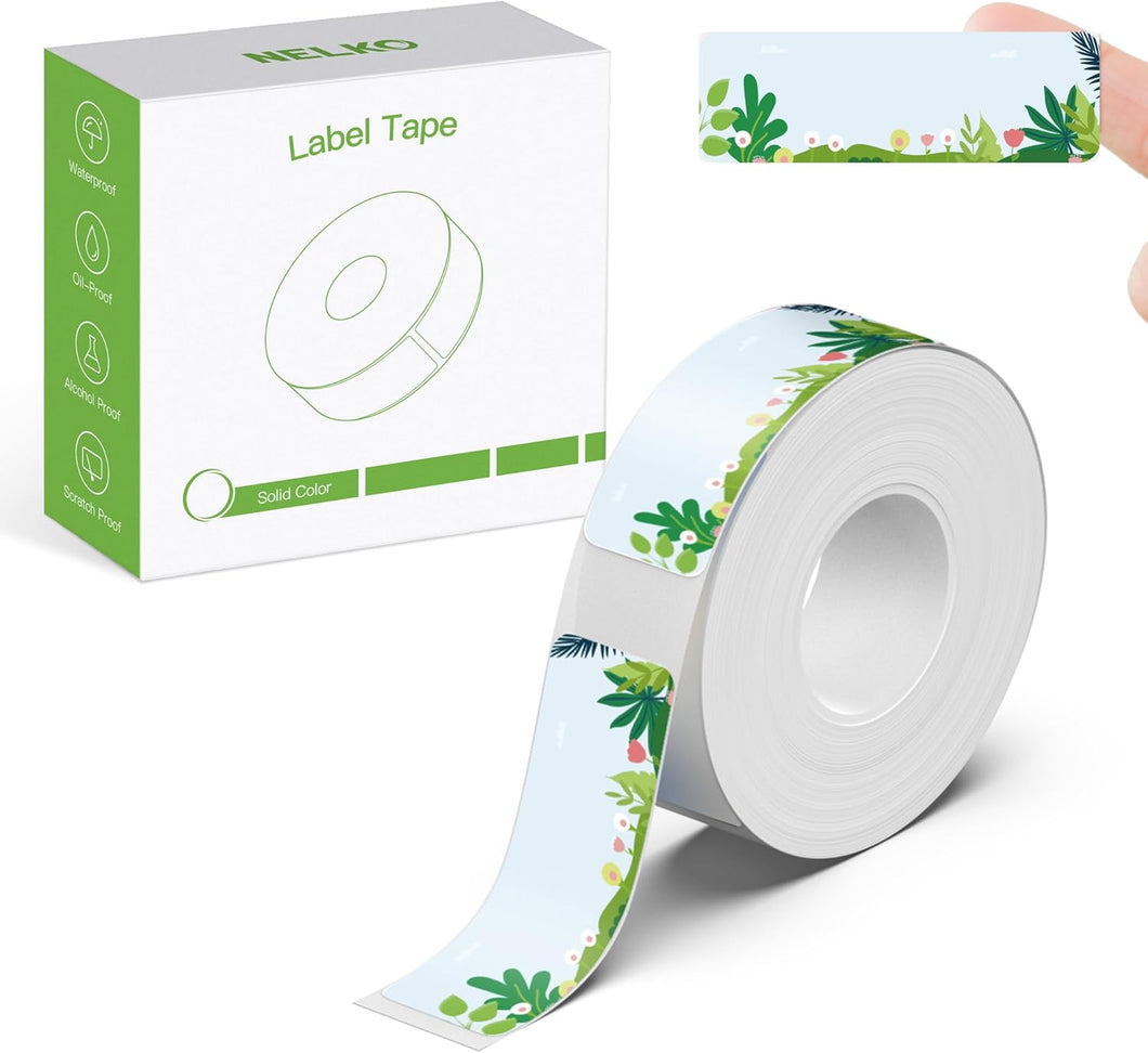 Nelko Genuine P21 Plant 2.0 Label Maker Tape, Adapted Label Print Paper, 14x40mm (0.55