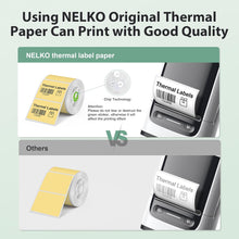 Load image into Gallery viewer, Nelko Labels for PM220, 1.57&#39;&#39; x 1.18&#39;&#39; (40x30mm) Thermal Sticker Label, 1 Roll of 230 Self-Adhesive Thermal Paper (Yellow)
