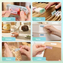 Lade das Bild in den Galerie-Viewer, Nelko Genuine P21 Label Maker Tape, Adapted Label Print Paper, 14x40mm (0.55&quot;x1.57&quot;), Multipurpose of P21 Label Maker, 180 Tapes/Roll, 1 Roll, Light Blue
